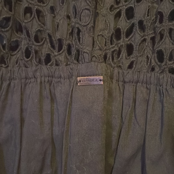 Black | Small | Deep v babydoll | women’s O'neil dress - Picture 4 of 5